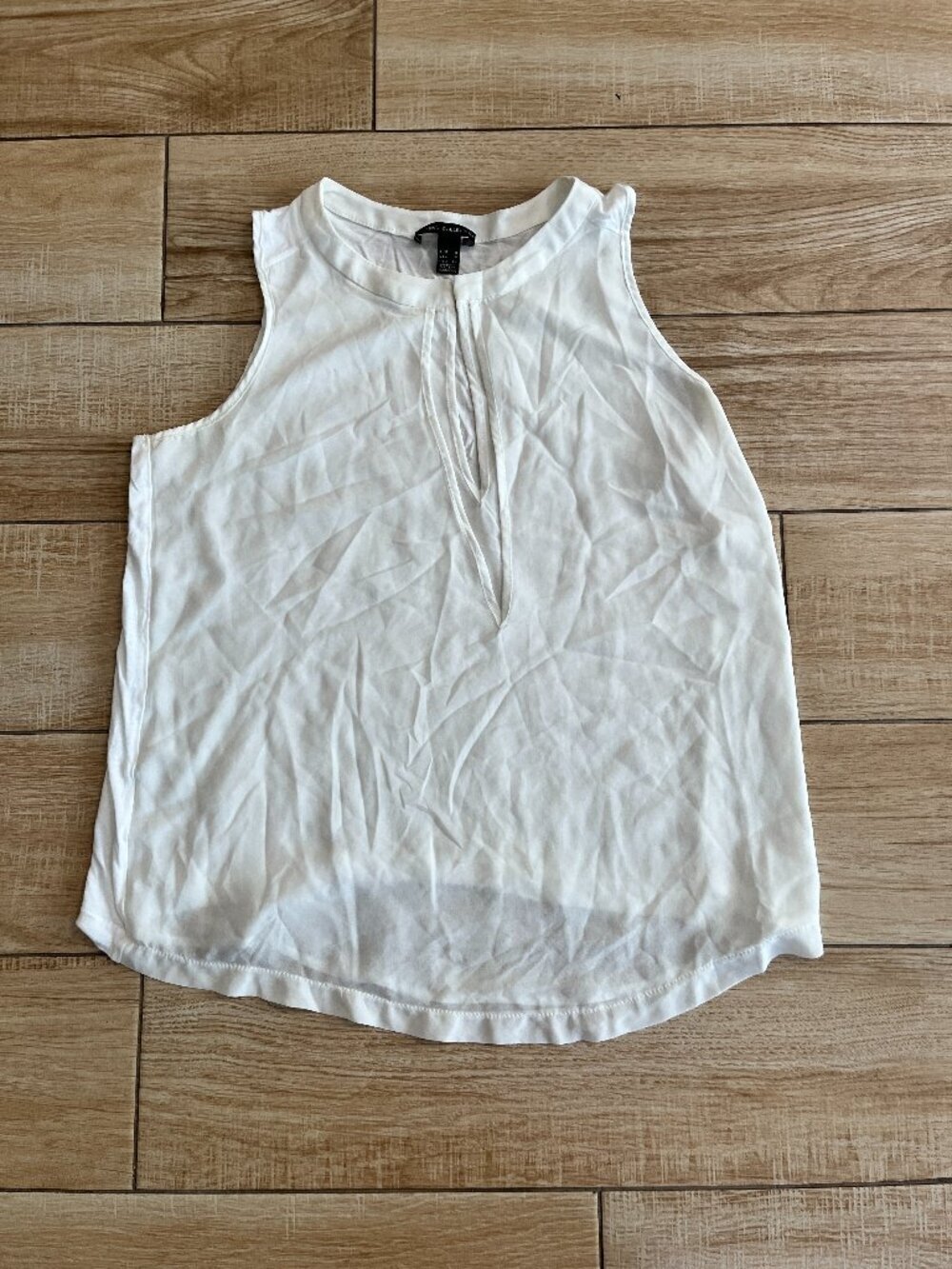 Womens MNG Collection White Tank Blouse - 4